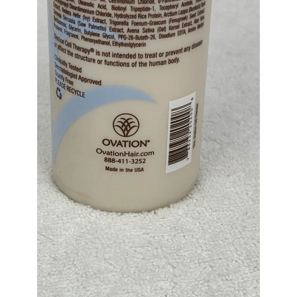 Ovation Cell Therapy Hair Scalp Treatment 12 oz Thicker‎ Stronger Longer